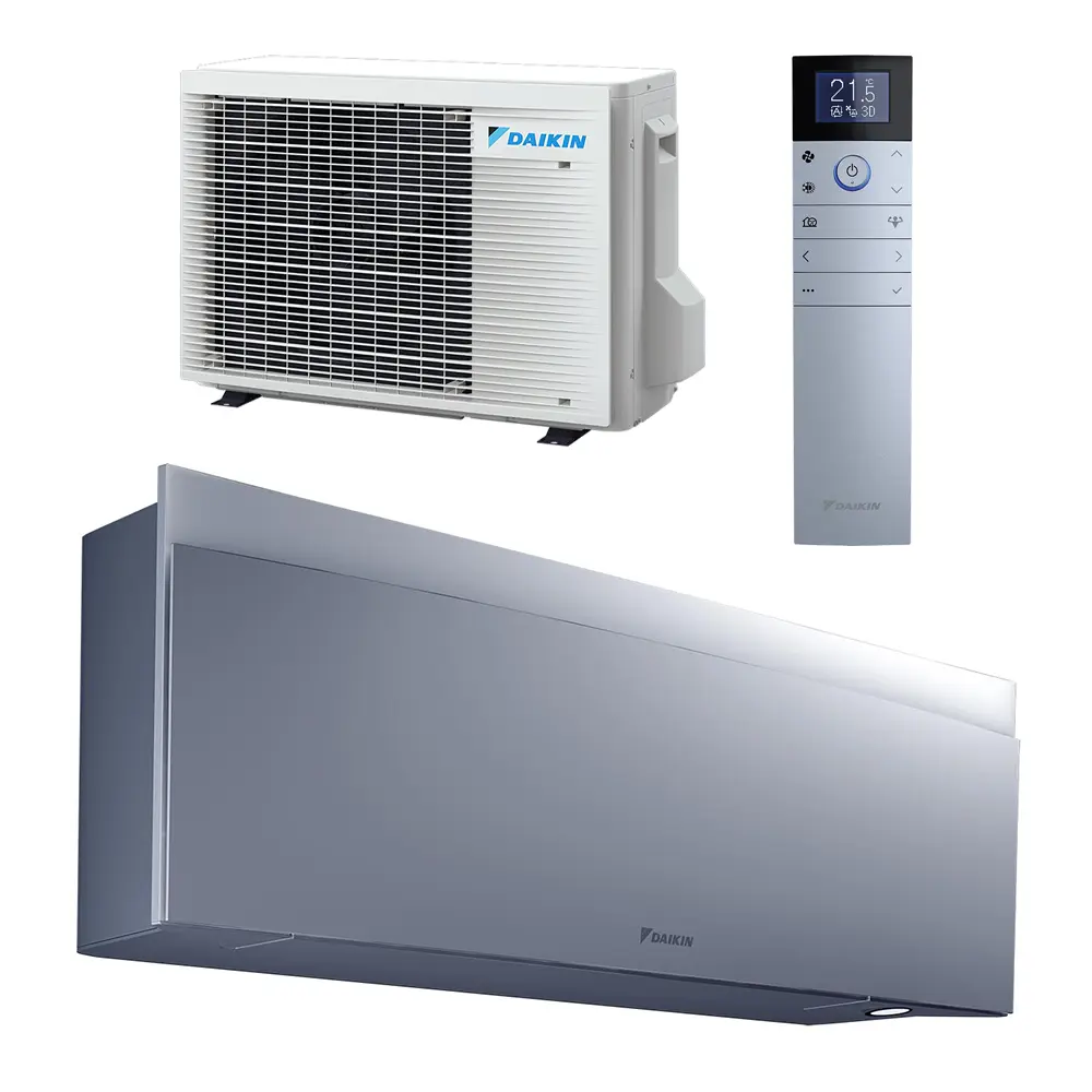 Daikin Emura airco FTXJ35AW + RXJ35A wandmodel 3,5kW zilver