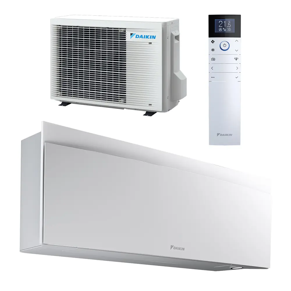 Daikin Emura airco FTXJ42AW + RXJ42A wandmodel 4,2kW kristalwit