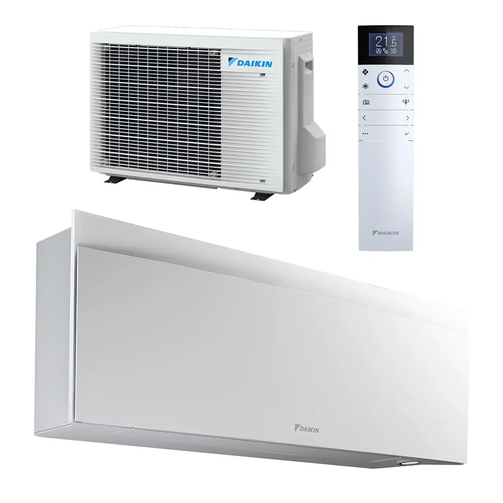 Daikin Emura airco FTXJ50AW + RXJ50A wandmodel 5,0kW kristalwit