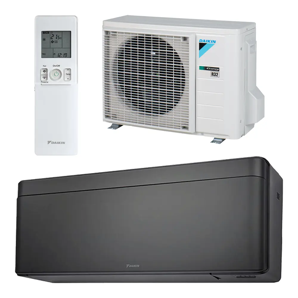 Daikin Stylish airco FTXA35CS + RXA35A wandmodel 3,5kW zwart