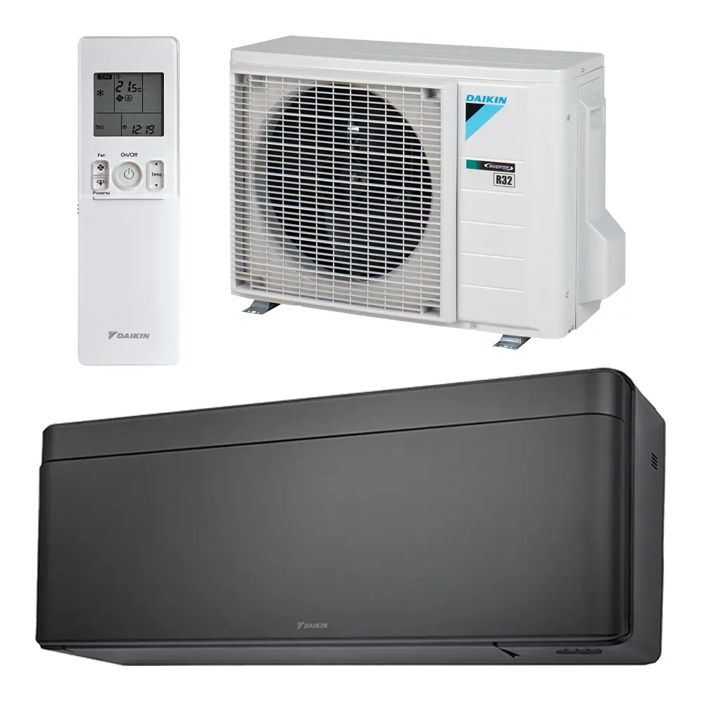 Daikin Stylish airco FTXA50CS + RXA50A wandmodel 5,0kW zwart